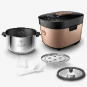 (店+)【Philips 飛利浦】雙重脈衝智慧萬用鍋 金小萬 HD2195