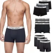 CALVIN KLEIN 專櫃款 盒裝 寬帶 大logo 男內褲 超細纖維平口內褲 3件組(美國原裝進口 非costco款)