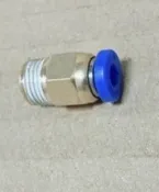 【勁力空壓機械五金】※ 省力接頭 直 外牙1/8(1分PT)*4mm管 快速接頭 PU管 風管