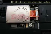 （可開發票）1.8吋 SSD 硬碟ZIF轉接卡適用 富士通U2010 1TB 512GB 256GB M.2 2242 