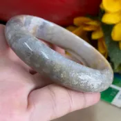 17.5圍54.8mm小花，天然珊瑚玉菊花玉發財玉手環手鐲