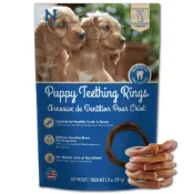 (店+)【NPIC】Puppy Teething Rings 花生風味 六圈 耐咀嚼DHA趣味潔牙圈 204g/包 幼犬長牙摩擦止
