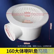✨免運🔥新款高密度養殖魚池排污囗養魚池馬桶地漏帆布水池110和160排水口