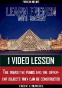 Kobo Learn French with Vincent - 1 video lesson - The transitive verbs and the different objects