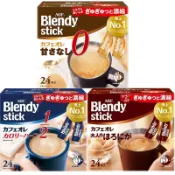 日本AGF BlendyStick(24本入)咖啡歐蕾-無砂榶、低卡、深煎大人