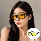【SUNS】台灣製偏光太陽眼鏡 運動型 夜視鏡 墨鏡 抗UV400/可套鏡(防眩光/遮陽/遠光燈/增加安全性)