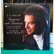 帕爾曼（Itzhak Perlman）演奏 巴哈《六首無伴奏小提琴奏鳴曲與組曲》黑膠唱片3張  全新未拆封