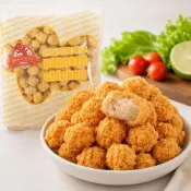 (店+)【stay at home 賴在家】 紅龍原味搖搖雞球 (1kg)  |雞米花 |精選鮮嫩雞肉製成，外酥內嫩，每一口都鎖住肉汁，氣炸也美味