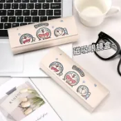 🌸臺灣出貨🌸哆啦a夢眼鏡盒ins便攜抗壓防摔男女款學生近視大框高顏值收納盒子