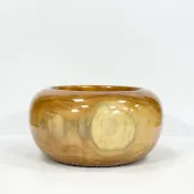 (店+)【御古齋】樟木 托缽聚寶盆 聚寶甕 招財進寶 財源廣進 招財招福 置物盆 實木厚重 居家辦公室 開運擺件 0715