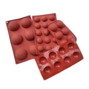 【隔日到貨】半圓矽膠模具 巧克力模具 半圓矽膠模 巧克力模 圓柱巧克力模 乳酪球模具 手工皂模具 蠟燭模具