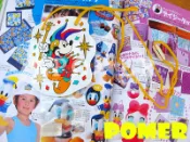 ☆POMER☆日本東京迪士尼樂園絕版正品 15周年紀念 米奇 花俏小丑 票卡夾 證件套 證件夾 識別證套 零錢包 兩用款