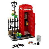 (店+)【CATTYLEGO 貓咪樂購】樂高 IDEAS系列 倫敦紅色電話亭 積木 1460pcs 21347