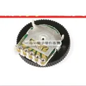 雙聯 撥盤電位器 B503 50K 盤直徑16MM 盤厚度2MM 999-01267