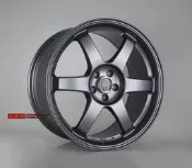 【員林 小茵 輪胎 舘】類RAYS TE37 旋壓 輕量化鋁圈 18吋 全車系適用 8.5J 消光灰