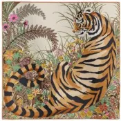愛馬仕爆款老虎Tyger Tyger絲巾/方巾（70cmx70cm）