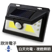 ※ 欣洋電子 ※ 太陽能自動充電感應燈COB加8LED (C022) 工作/汽車維修/野營/照明