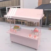 🌈訂金🌈夜市擺攤車 手推車 戶外流動攤販 網紅擺攤神器 促銷展示架 活動攤位加寬 多功能小吃攤車 創業餐車 售貨車