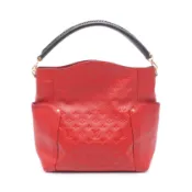 【DOKODEMO】【二手】LOUIS VUITTONBagatelle Monogram Empreinte 杏色肩背包 M50074 杏色皮革 Bagatelle 女士二手 B