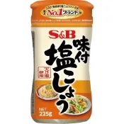 (店+)【S&B】*貪吃熊* 日本 S&B 味付 胡椒鹽 調味料粉 胡椒塩 胡椒粉 天日鹽 罐裝