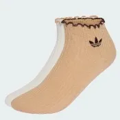 【adidas 愛迪達】荷葉邊短襪 男/女 - Originals KR1552
