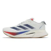 adidas 慢跑鞋 Adizero Boston 12 M 男鞋 米白 深藍 路跑 愛迪達 [ACS] JI4476