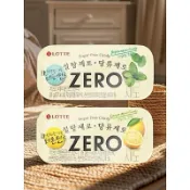 韓國 樂天 LOTTE ZERO 無糖檸檬薄荷糖 無糖薄荷糖 28g