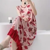 【韓國K.W.】韓國空運輕棉麻冬日女神高品質免穿搭洋裝(小香風/輕量涼感/洋裝/休閒/日系/通勤/渡假)