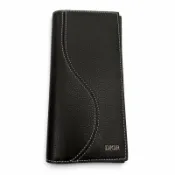 【DOKODEMO】成色極佳 ▼ DIOR Dior Homme 2ADBC330 YKK 馬鞍皮長款皮夾，飾有品牌標誌五金件，對折式，黑色，意大利製造，男士款，附原廠盒和防塵袋