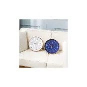(店+)【LOVEL】30cm月光藍雙刻度靜音機芯壁掛時鐘 台灣製 靜音時鐘 現貨