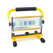 新款100W COB LED大功率充電廣角投光燈(附18650電池6顆+直充線)