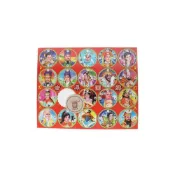 (店+)ㄤ阿魒 尪仔標 翁仔標 古早圓牌 20片紙牌 /一張入 ㄤ阿標 台灣童玩 古早童玩紙牌 紙鬥片 MIT製-山