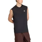【adidas 愛迪達】運動背心 無袖上衣  TREFOIL ESS TEE 男 - KD0691