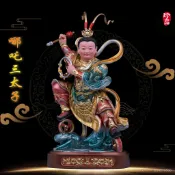 【道家護法】三太子神像 太子爺神像 中壇元帥 五營將軍 太子戰甲 太子法器 家用供奉擺件 擺飾 太子爺祝壽用品