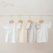 【現貨】 日本 PUPO - 紗布衣 肚衣 新生兒 日本製