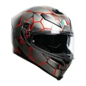【優惠特價】AGV K5-S 彩繪 Vulcanum 火山紅 全罩式安全帽 K5S 玻纖 內墨鏡 K-5