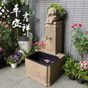 星美匯工廠🔥定金別墅魚池造景小院造景定金戶外拖把池庭院花園澆花立式水龍頭室外陽台立柱水栓落地式洗手盆