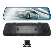 (店+)10吋雙鏡頭行車紀錄器 電子後照鏡 1200萬像素拍照 1080P高畫質錄影 倒車顯影 循環錄影 超廣角