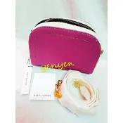 MARC JACOBS 半月包 桃色黃背帶 MJ