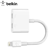 貝爾金 Belkin Lightning Audio+Charge RockStar 音訊 + 充電二合一分插器 分接器