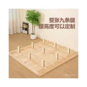 (店+)爆款 特賣 懸浮床全實木無床頭雙人榻榻米排骨床架現代簡約輕奢架子床可定製 O3LB