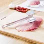 協貿國際日用品生活8館 家用敲肉錘鋁合金牛扒錘子雙面碎肉錘大號實心大排錘錘肉器廚房