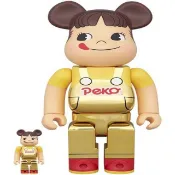 Be@rbrick 庫柏力克熊 BE@RBRICK 不二家 金 奶妹 100％ & 400％
