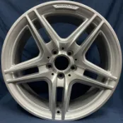 5孔112  18吋賓士BENZ AMG W204 C300原廠前後配鋁圈 銀色【益和輪胎】