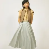 多摺長圓裙 Full Circle Skirt