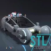迴旋飛行汽車 Spinner《銀翼殺》 / 3D列印模型stl資料檔案