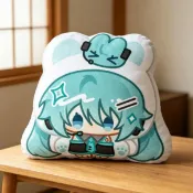 🍀栗子社🍀世界線全員貓貓排排坐抱枕40cm周邊初音未來鈴音連kaito抱枕掛件
