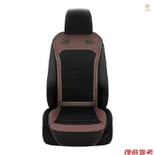 Casytw 冷卻汽車座墊,12V/24V 前座冷卻座套,帶智能風扇夏季透氣通風座墊,適用於汽車卡車,棕色