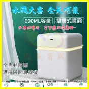 翔盛商城 ATPT3 自動感應酒精殺菌淨手噴霧化機 600ml容量三段模式香氛器 紅外線手部消毒機 USB充電 加濕器 氛圍小夜燈【APP享4%回饋】