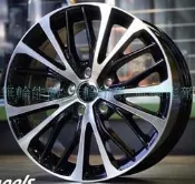 全新鋁圈 QC 18吋 5孔114.3 8J ET45 黑底車面 NX200 NX300 專用